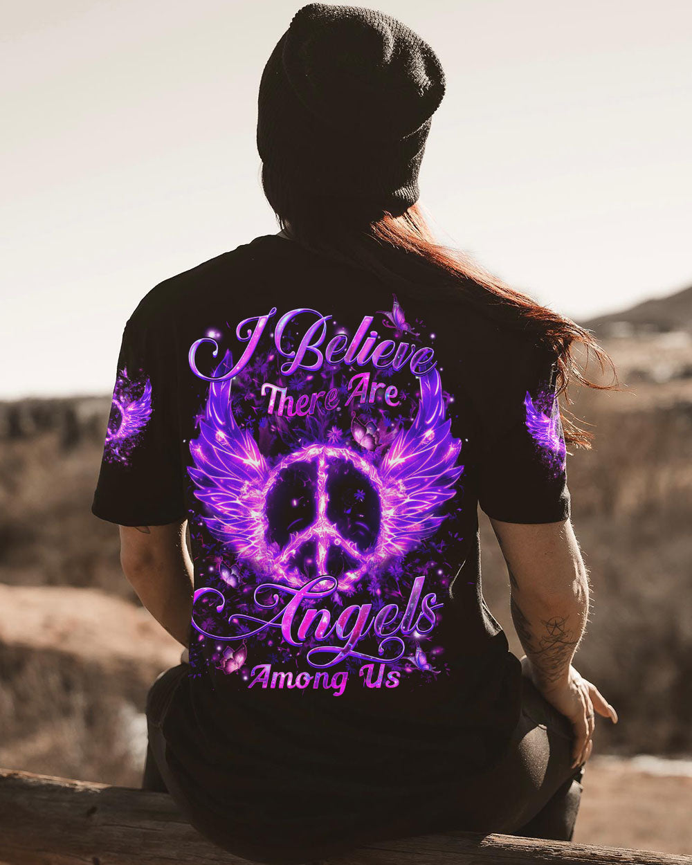 I BELIEVE THERE ARE ANGELS AMONG US ALL OVER PRINT - YHHN1608243