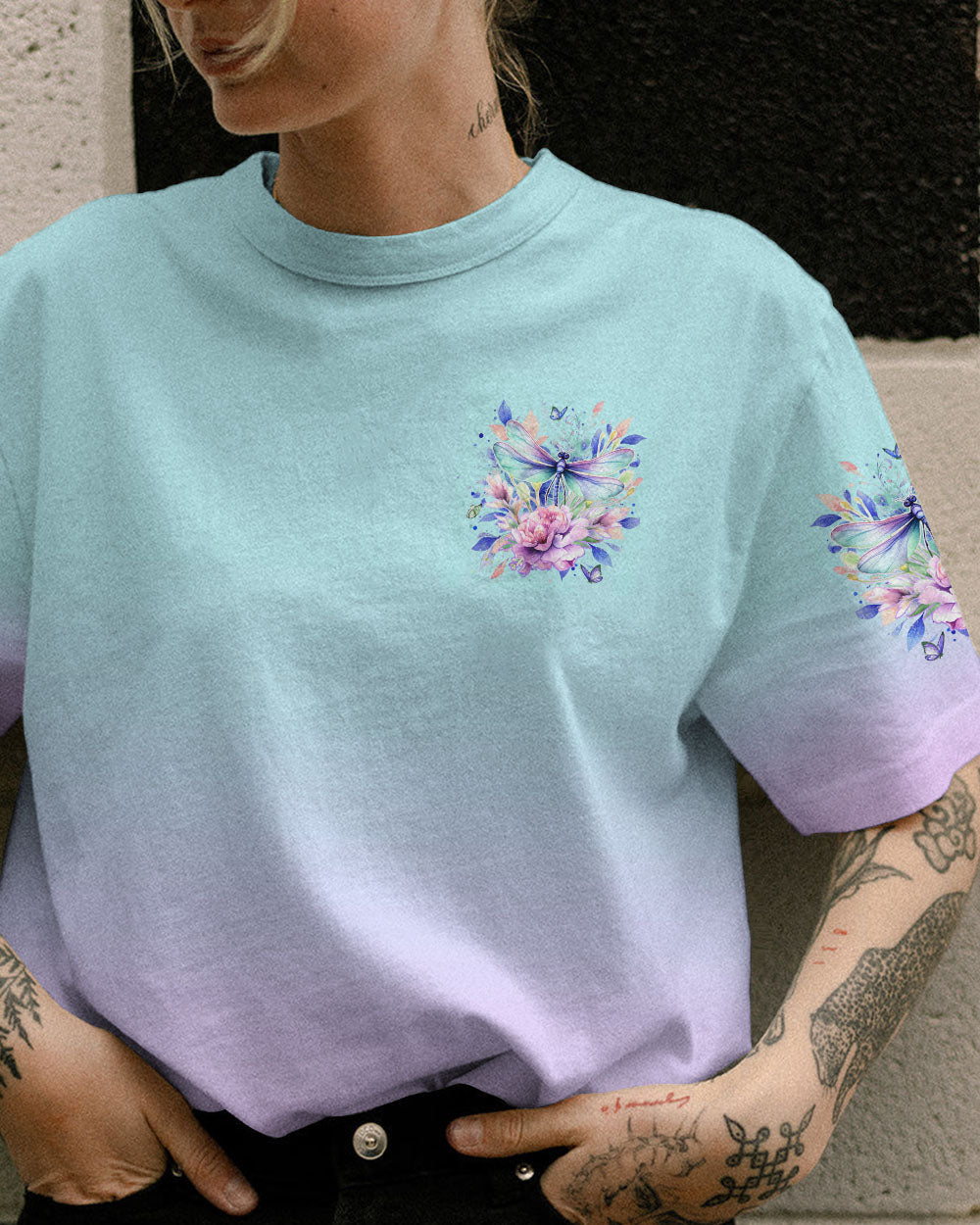 JUST BREATHE DRAGONFLY ALL OVER PRINT - YHDU1412232