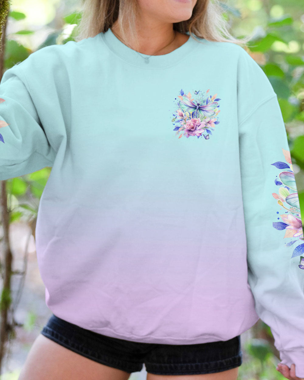 JUST BREATHE DRAGONFLY ALL OVER PRINT - YHDU1412232