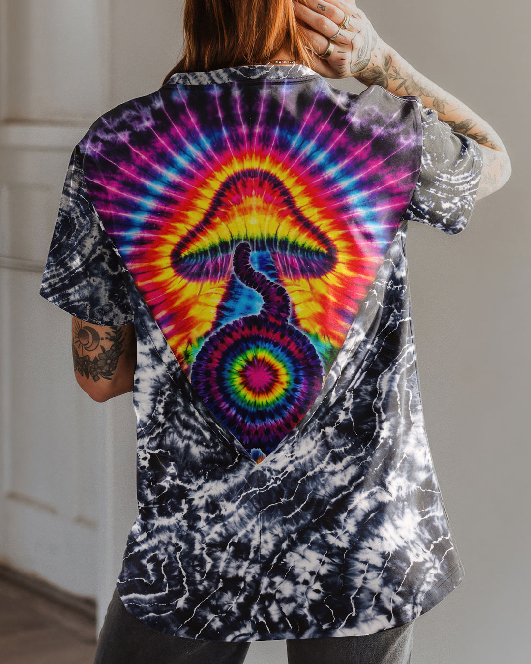 CAT MUSHROOM ALL OVER PRINT - KMTM0701261