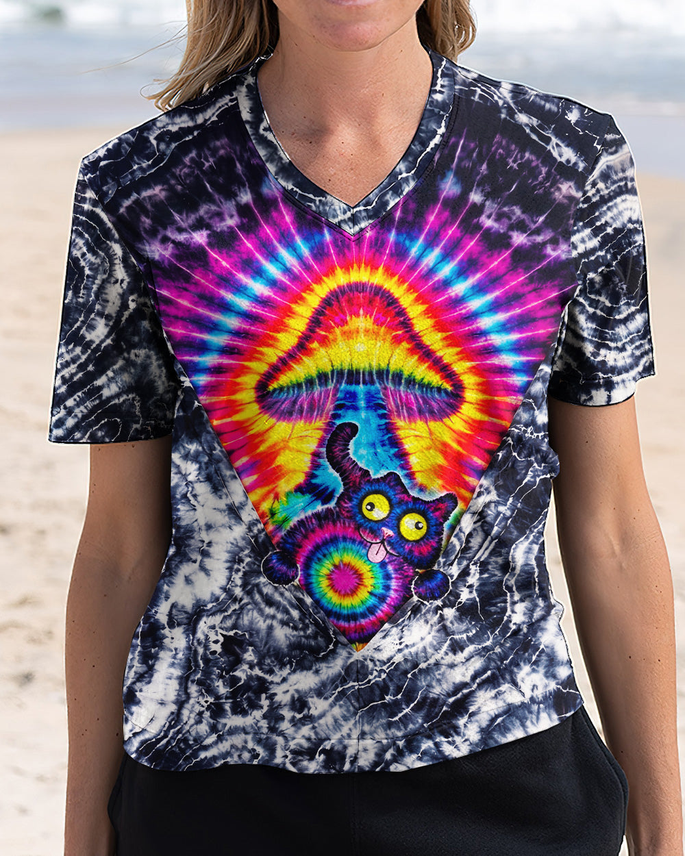 CAT MUSHROOM ALL OVER PRINT - KMTM0701261