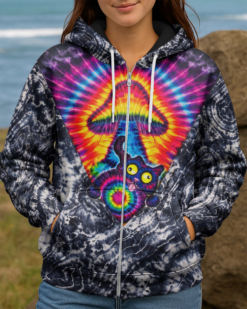 CAT MUSHROOM ALL OVER PRINT - KMTM0701261