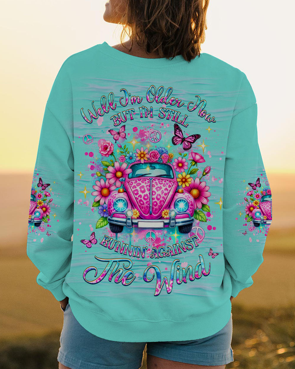 RUNNING AGAINST THE WIND LEOPARD CAR ALL OVER PRINT  - TLHG1111241