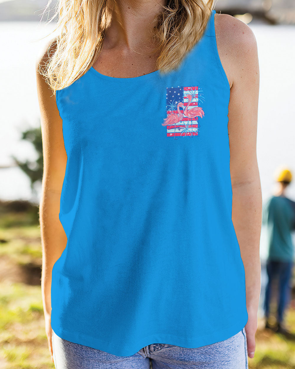 UNITED WE STAND FLAMINGO INDEPENDENCE DAY ALL OVER PRINT - TLNO2105243
