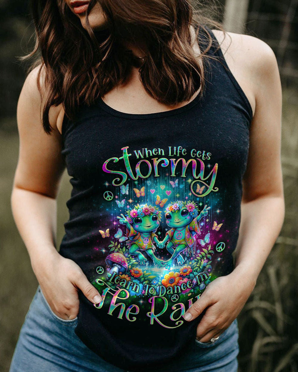 DANCE IN THE RAIN FROG ALL OVER PRINT - TLNO0102241
