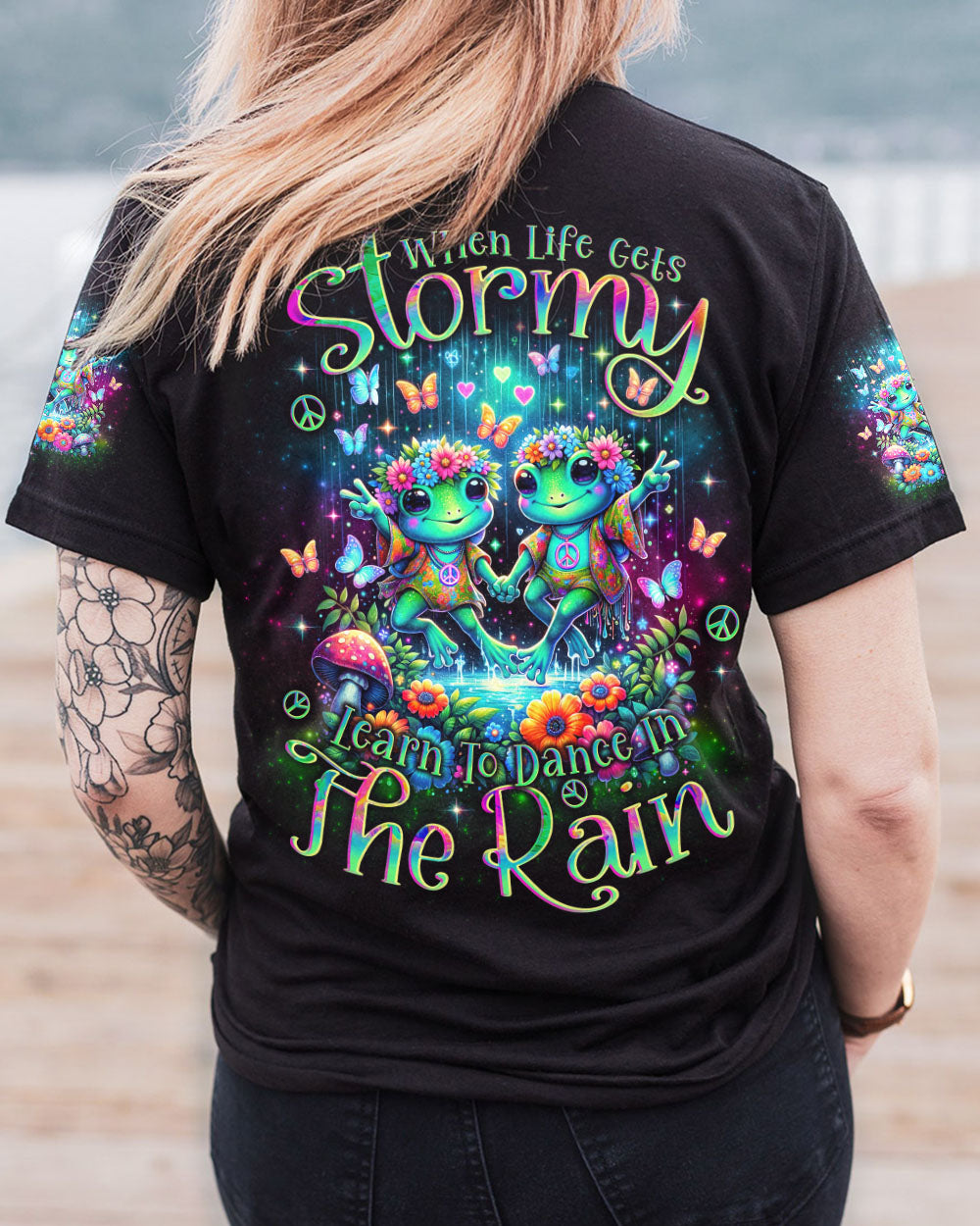 DANCE IN THE RAIN FROG ALL OVER PRINT - TLNO0102241