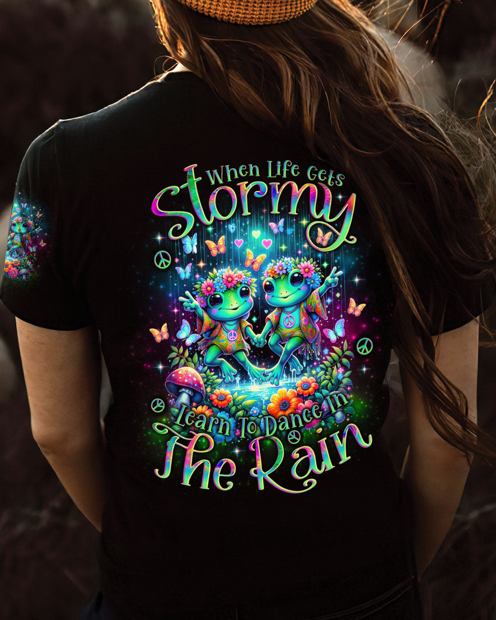 DANCE IN THE RAIN FROG ALL OVER PRINT - TLNO0102241