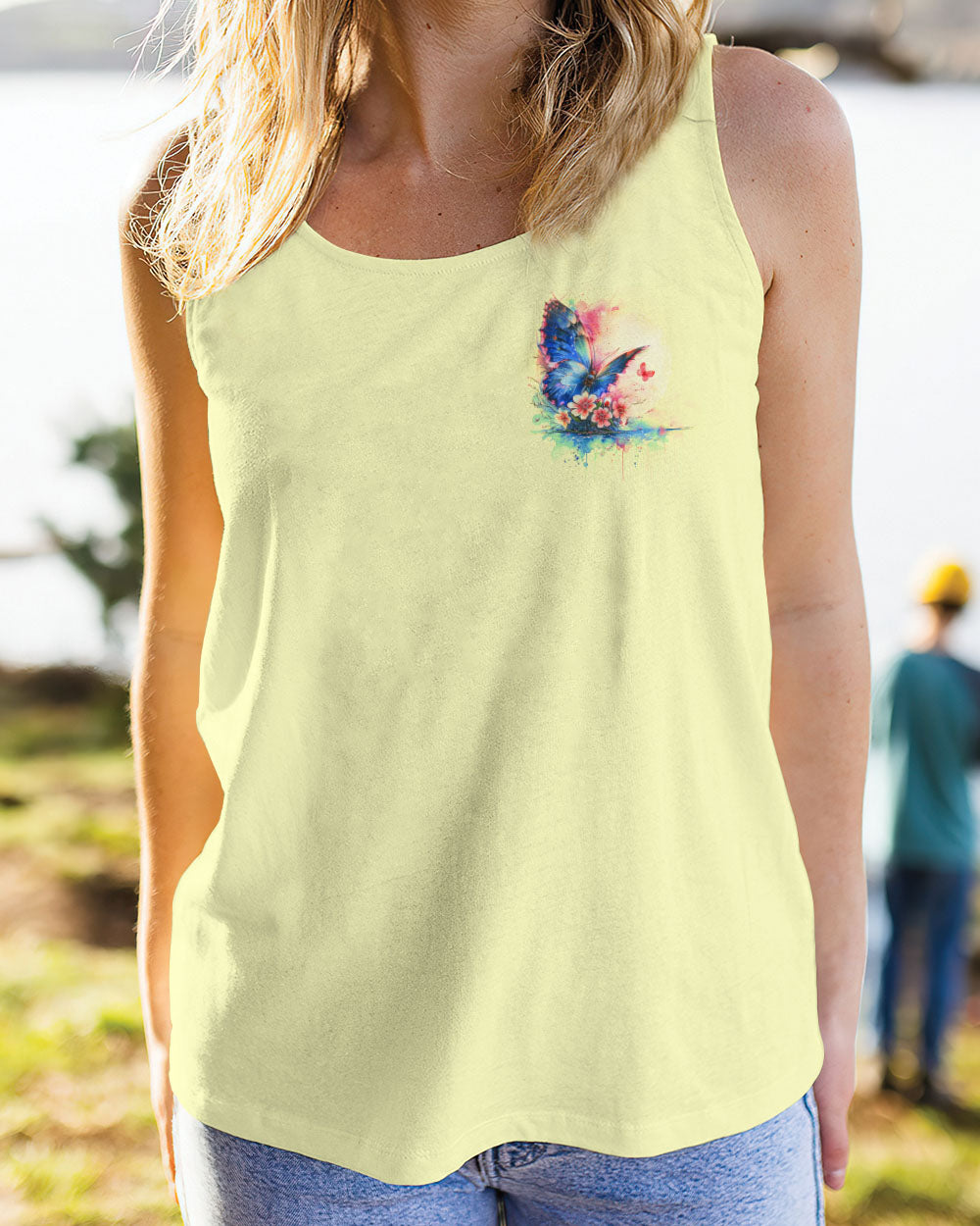 I BELIEVE THERE ARE ANGELS AMONG US BUTTERFLY ALL OVER PRINT - TLNO0104242