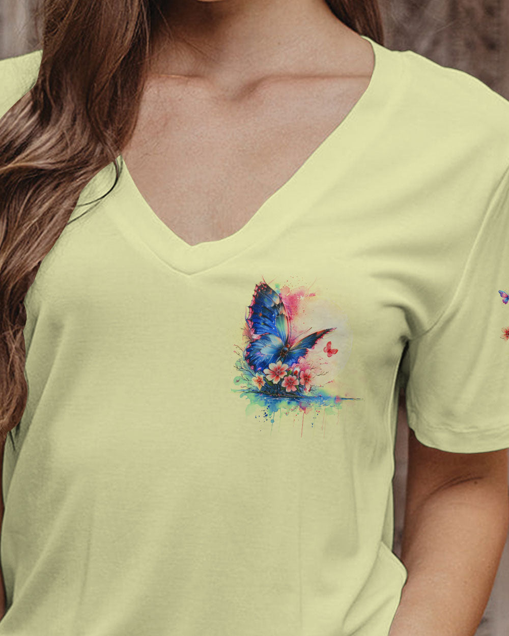 I BELIEVE THERE ARE ANGELS AMONG US BUTTERFLY ALL OVER PRINT - TLNO0104242