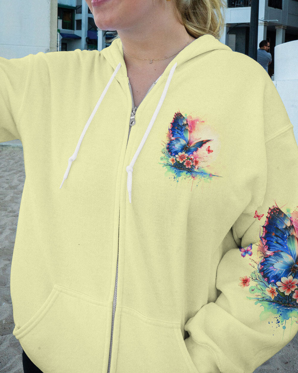 I BELIEVE THERE ARE ANGELS AMONG US BUTTERFLY ALL OVER PRINT - TLNO0104242