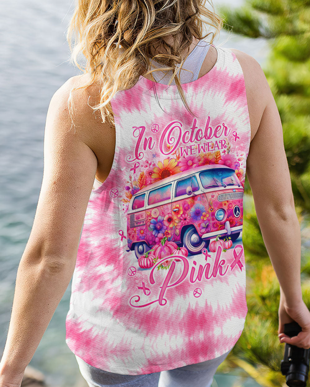 IN OCTOBER WE WEAR PINK TIE DYE ALL OVER PRINT - TLNO0108231