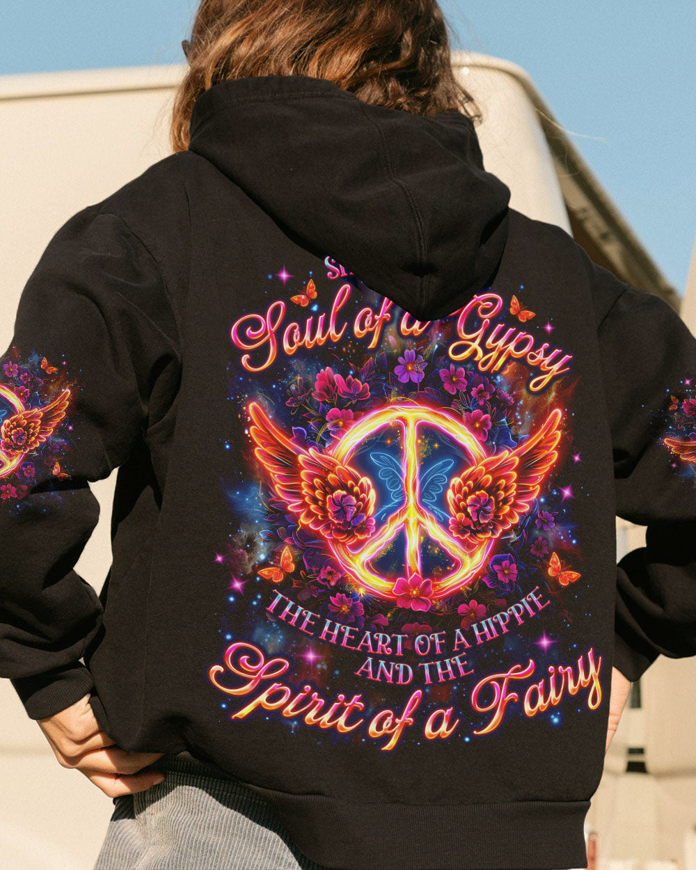 SPIRIT OF A FAIRY PEACE WINGS ALL OVER PRINT - TLNO0201253