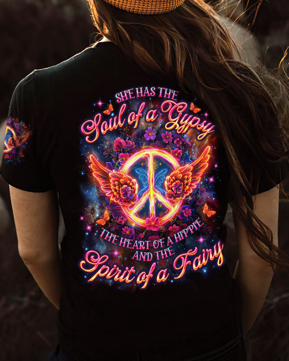 SPIRIT OF A FAIRY PEACE WINGS ALL OVER PRINT - TLNO0201253