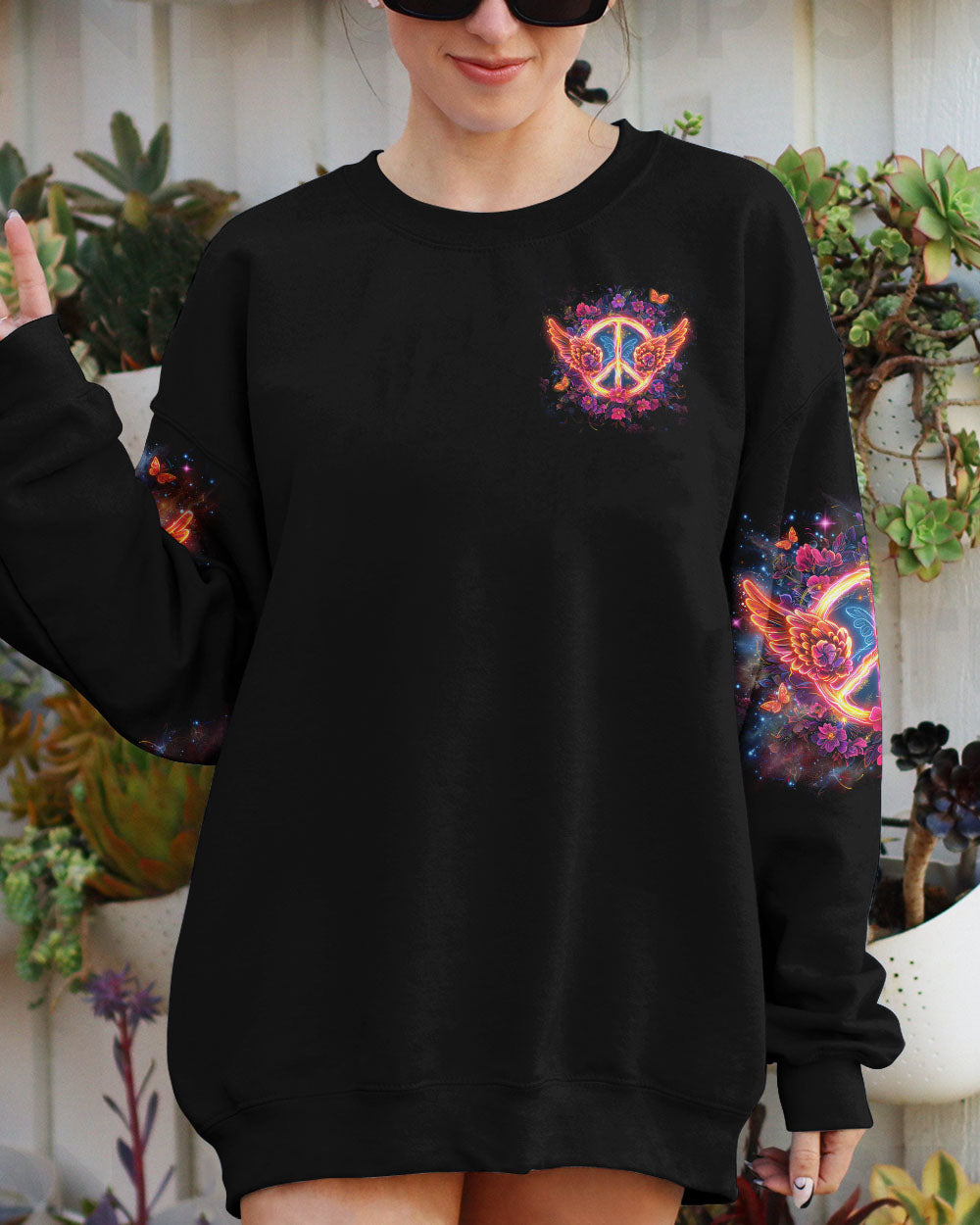 SPIRIT OF A FAIRY PEACE WINGS ALL OVER PRINT - TLNO0201253