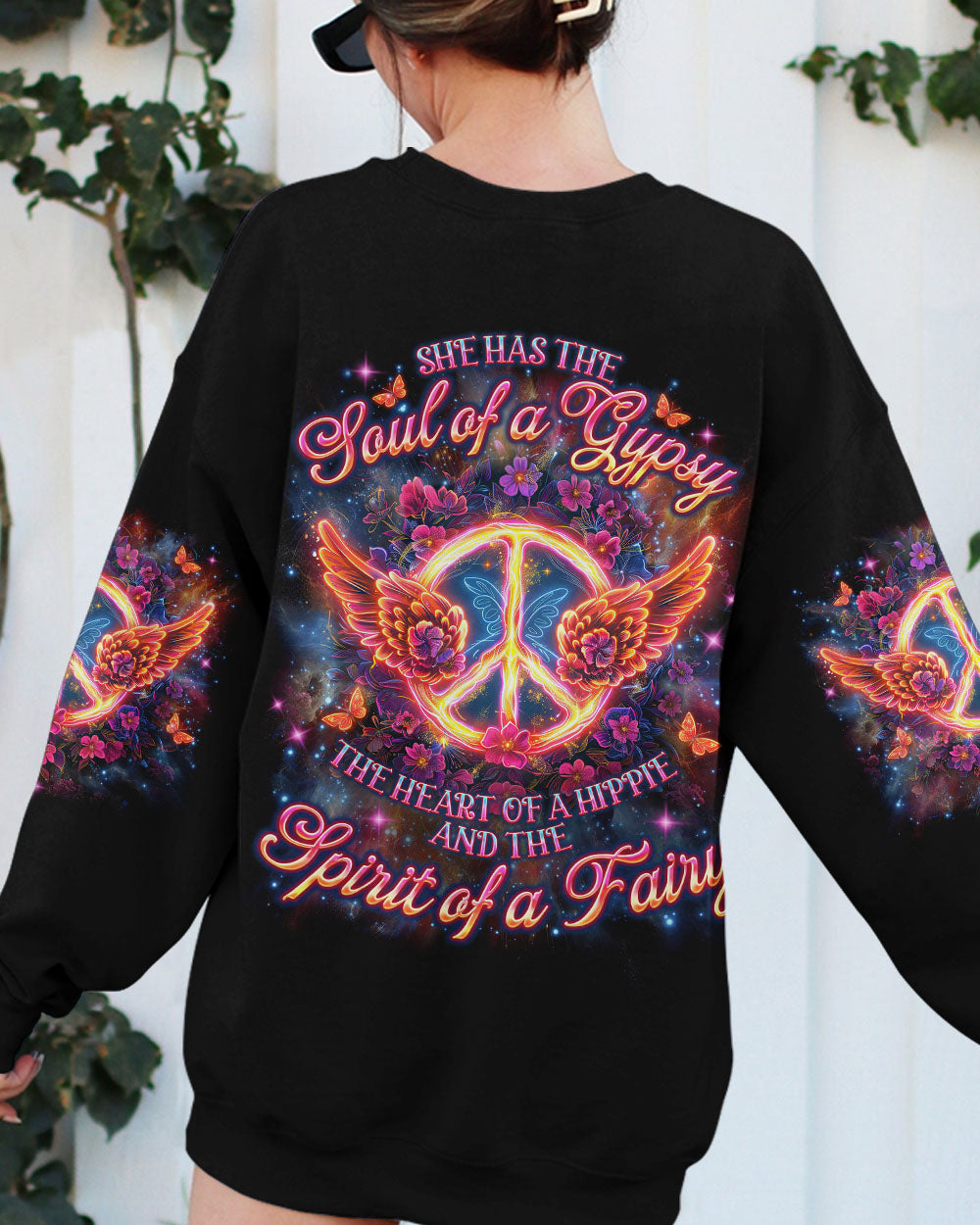 SPIRIT OF A FAIRY PEACE WINGS ALL OVER PRINT - TLNO0201253