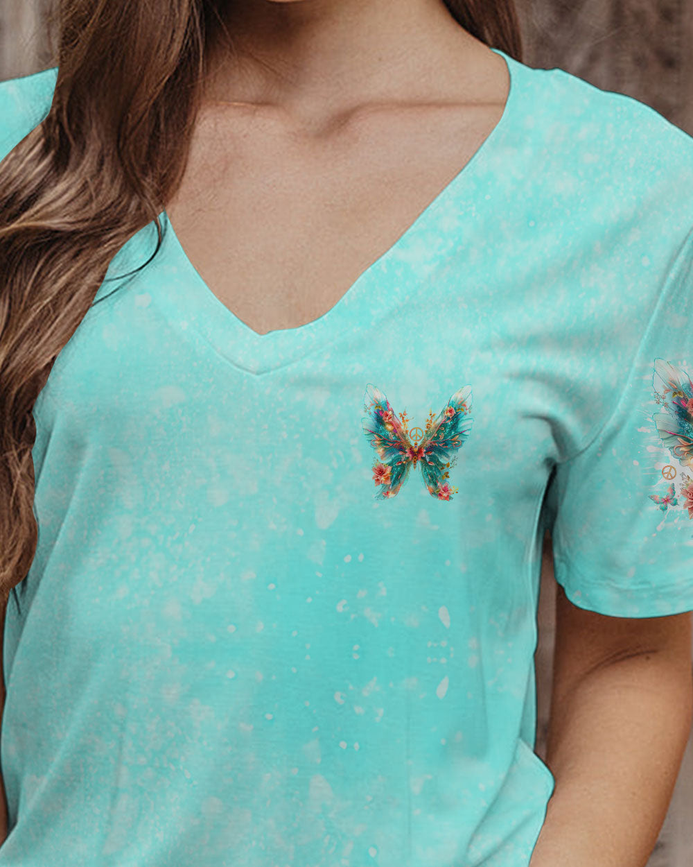 WHEN BUTTERFLIES APPEAR ANGELS ARE NEAR ALL OVER PRINT - TLNO0204241