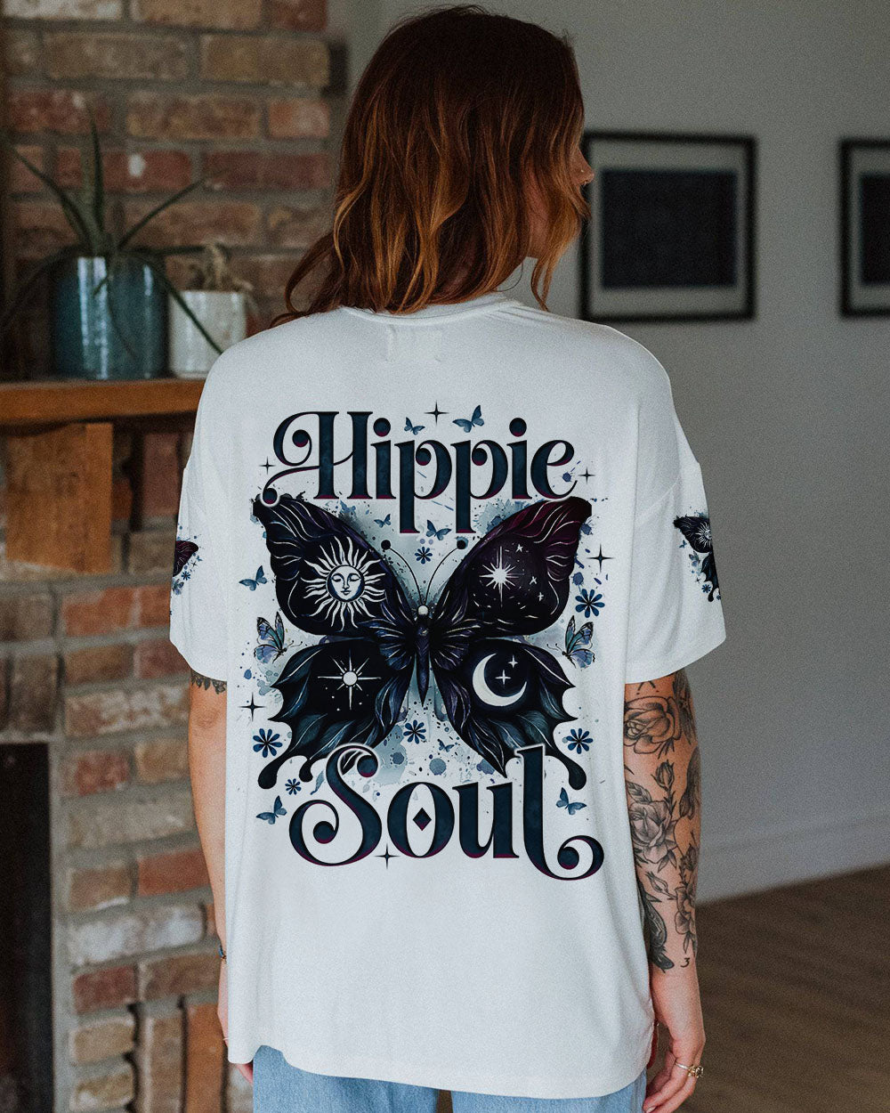 HIPPIE SOUL BUTTERFLY ALL OVER PRINT - TLNO0212241