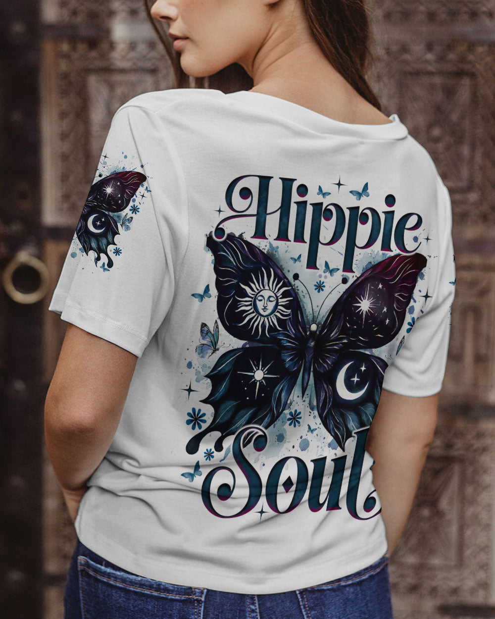HIPPIE SOUL BUTTERFLY ALL OVER PRINT - TLNO0212241