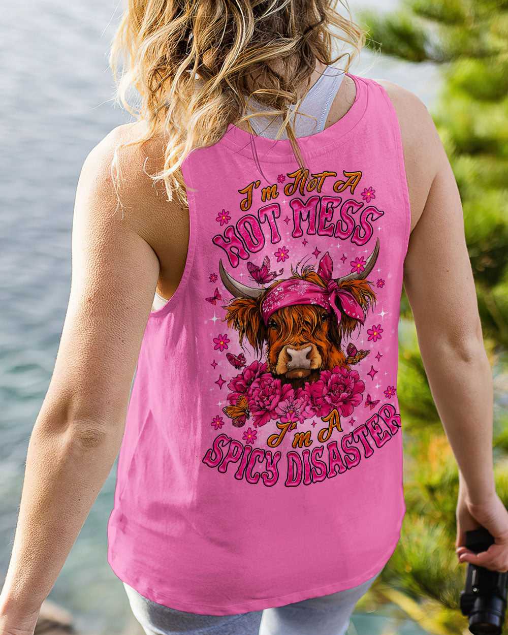 I'M NOT A HOT MESS COW ALL OVER PRINT  - TLNO0309252