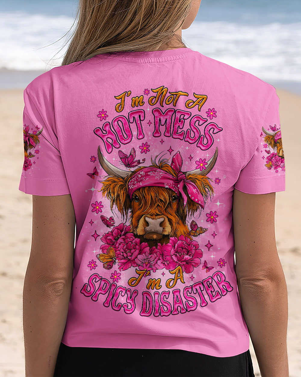 I'M NOT A HOT MESS COW ALL OVER PRINT  - TLNO0309252