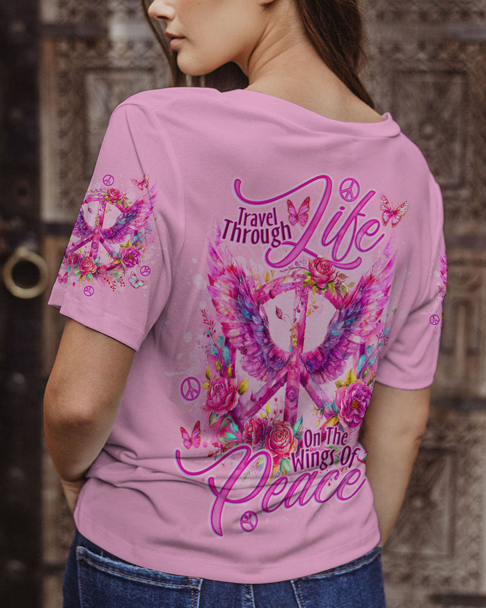 TRAVEL THROUGH LIFE PEACE ALL OVER PRINT - TLNO0404243