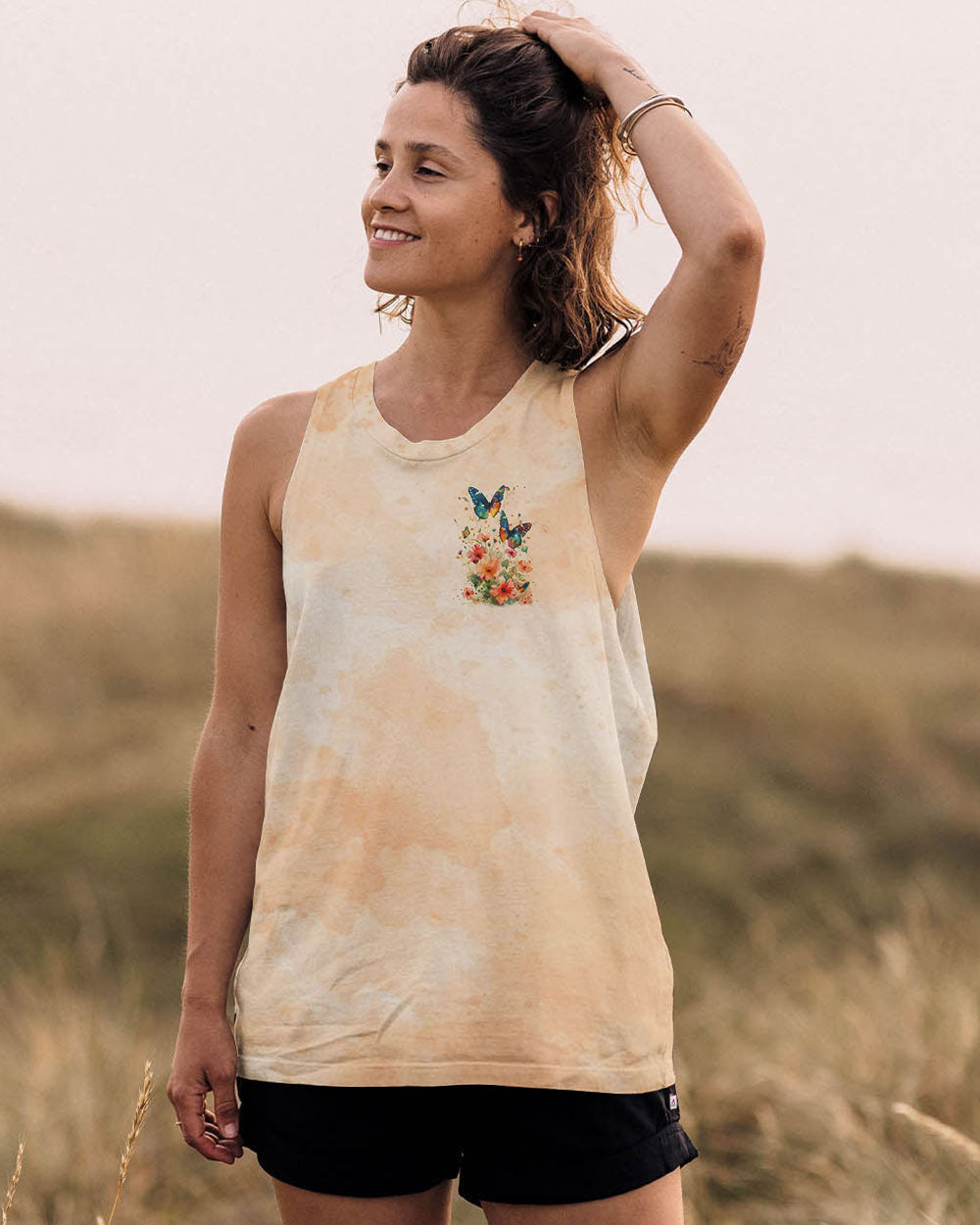 WHISPER WORDS OF WISDOM LET IT BE BUTTERFLY ALL OVER PRINT  - TLNO0411243