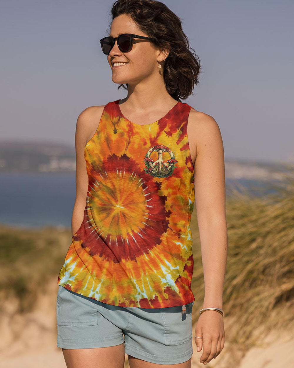 PEACE Y'ALL MUSHROOM ALL OVER PRINT - TLNO0411252