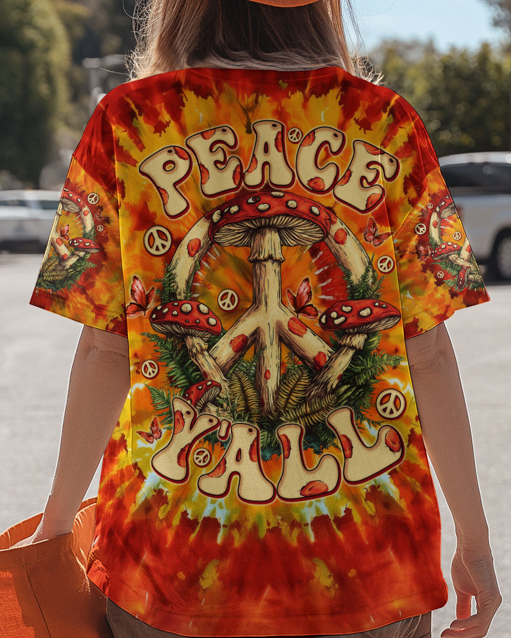 PEACE Y'ALL MUSHROOM ALL OVER PRINT - TLNO0411252