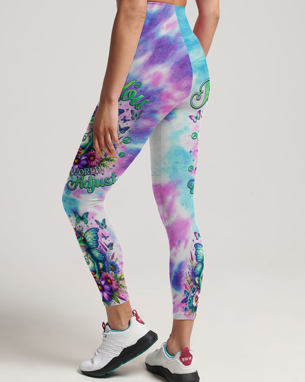 BE YOU THE WORLD WILL ADJUST FROG ALL OVER PRINT - TLNO0412231