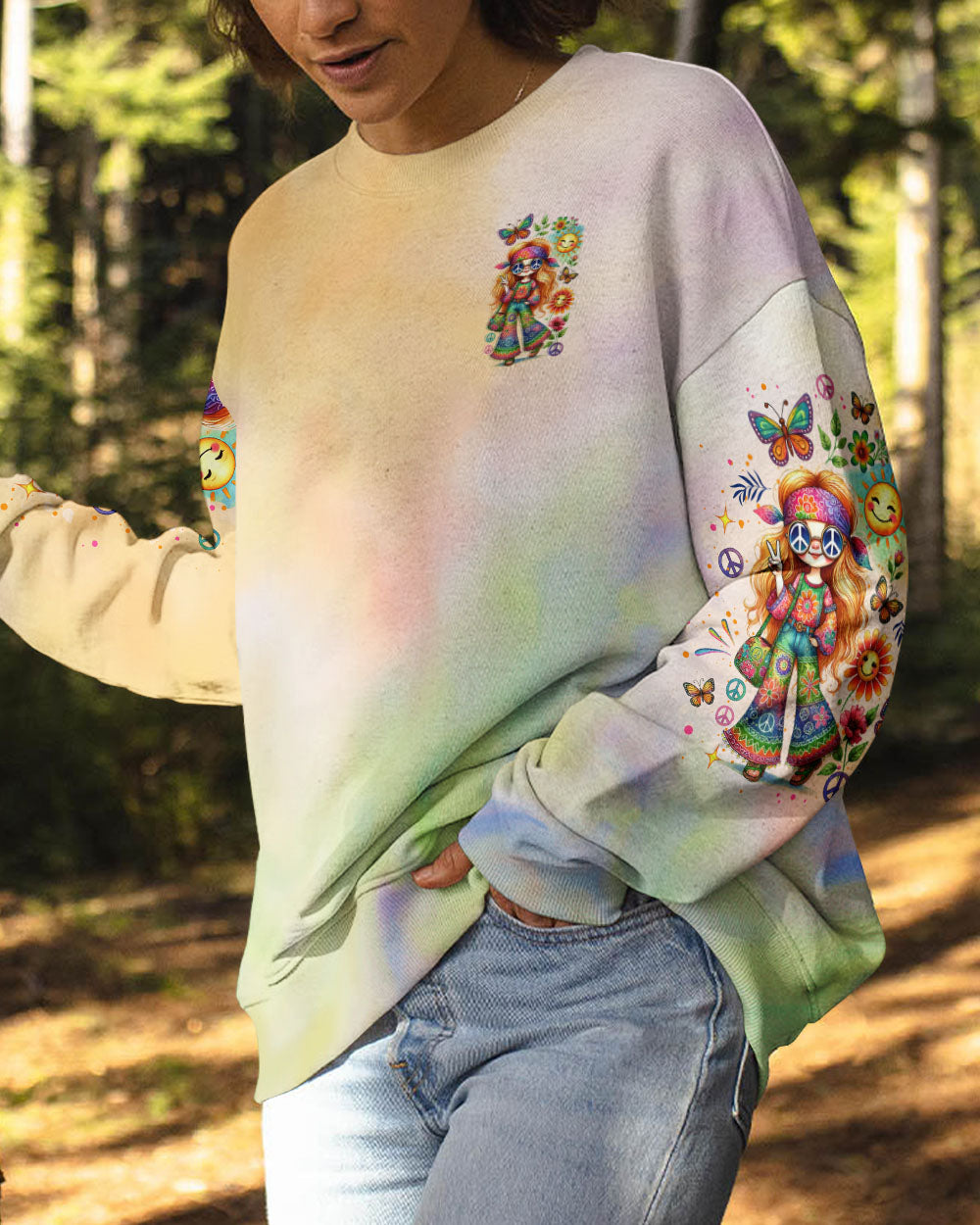SUNSHINE LOVE AND LAUGHTER ALL OVER PRINT - TLNO0508242