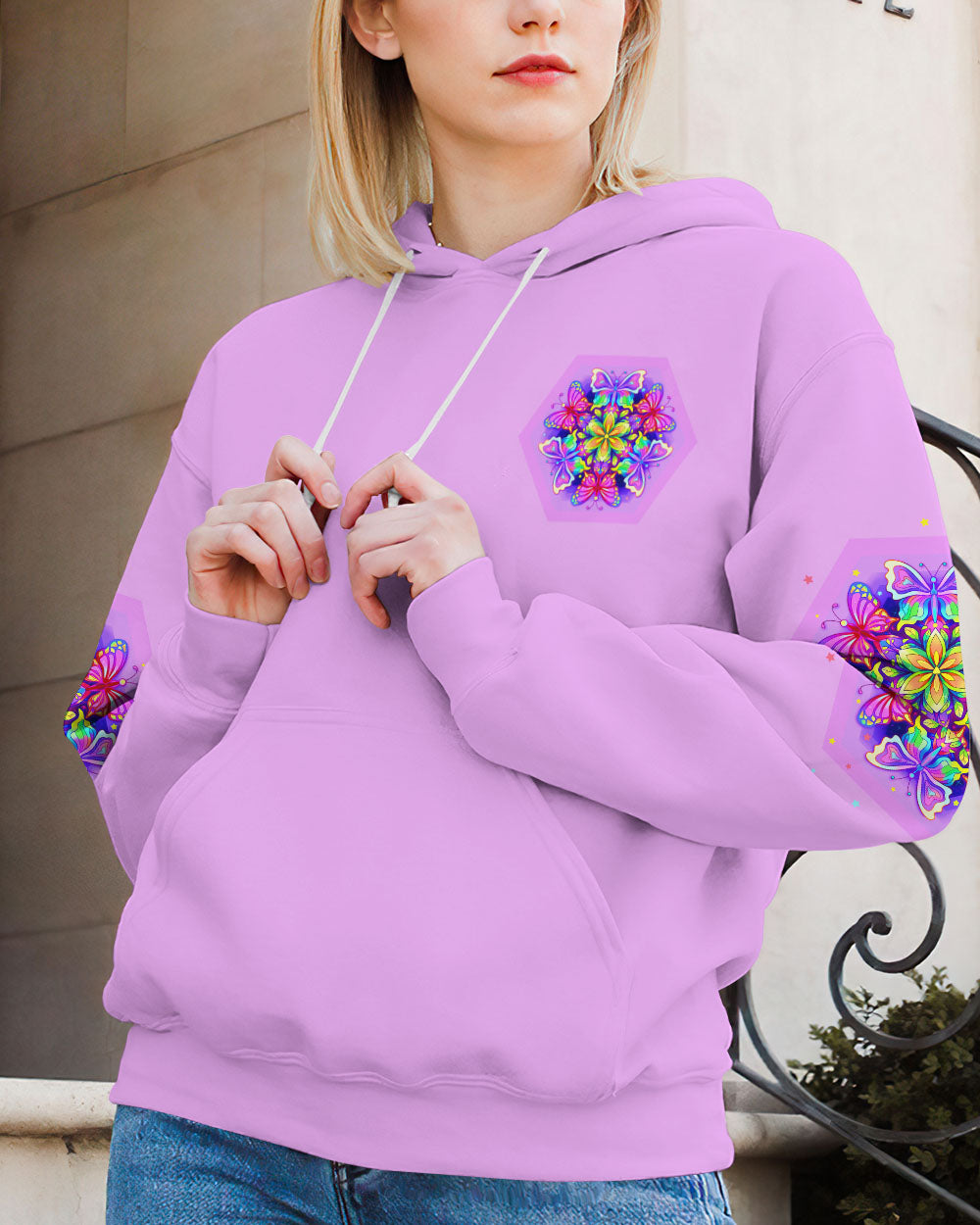 JUST BELIEVE BUTTERFLY ALL OVER PRINT - TLNO0509231