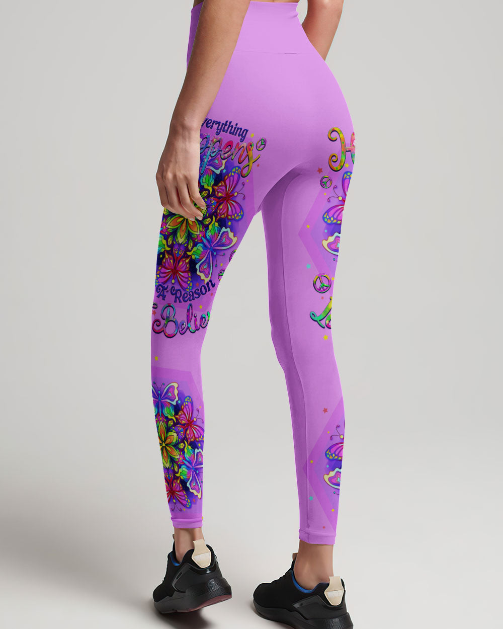 JUST BELIEVE BUTTERFLY ALL OVER PRINT - TLNO0509231