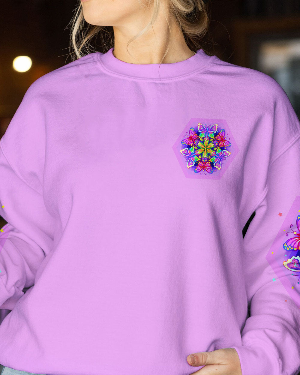 JUST BELIEVE BUTTERFLY ALL OVER PRINT - TLNO0509231