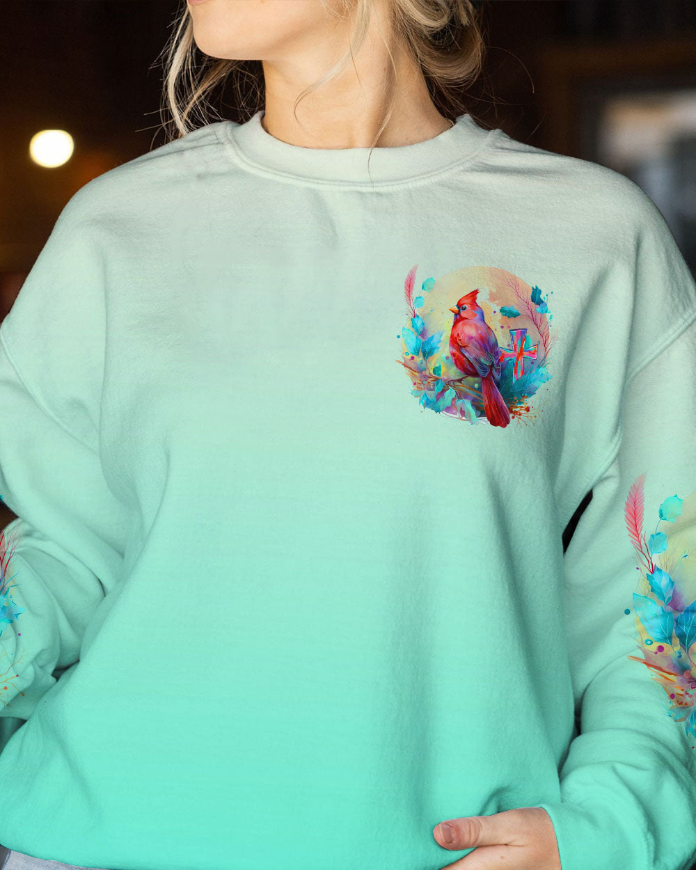 WHEN CARDINALS APPEAR ANGELS ARE NEAR ALL OVER PRINT - TLNO0708234