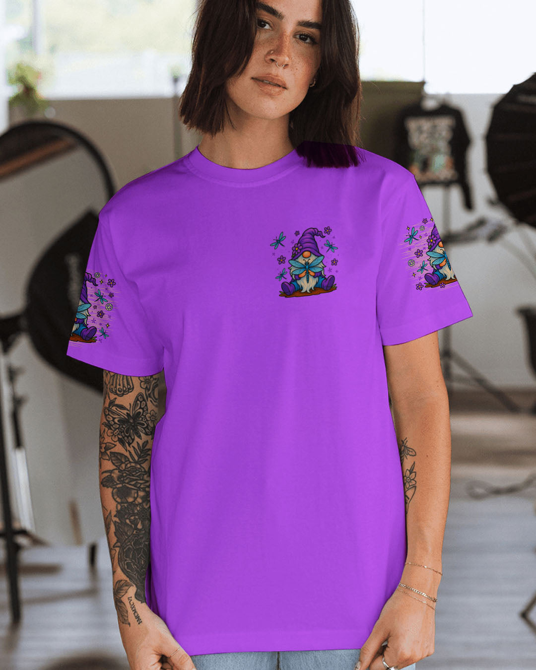 I BELIEVE THERE ARE ANGELS AMONG US GNOME ALL OVER PRINT - TLNO0710251