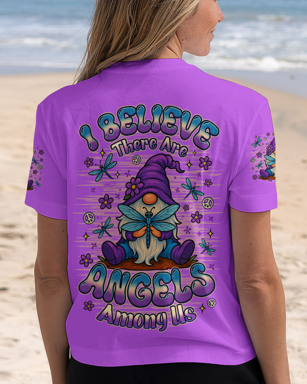 I BELIEVE THERE ARE ANGELS AMONG US GNOME ALL OVER PRINT - TLNO0710251