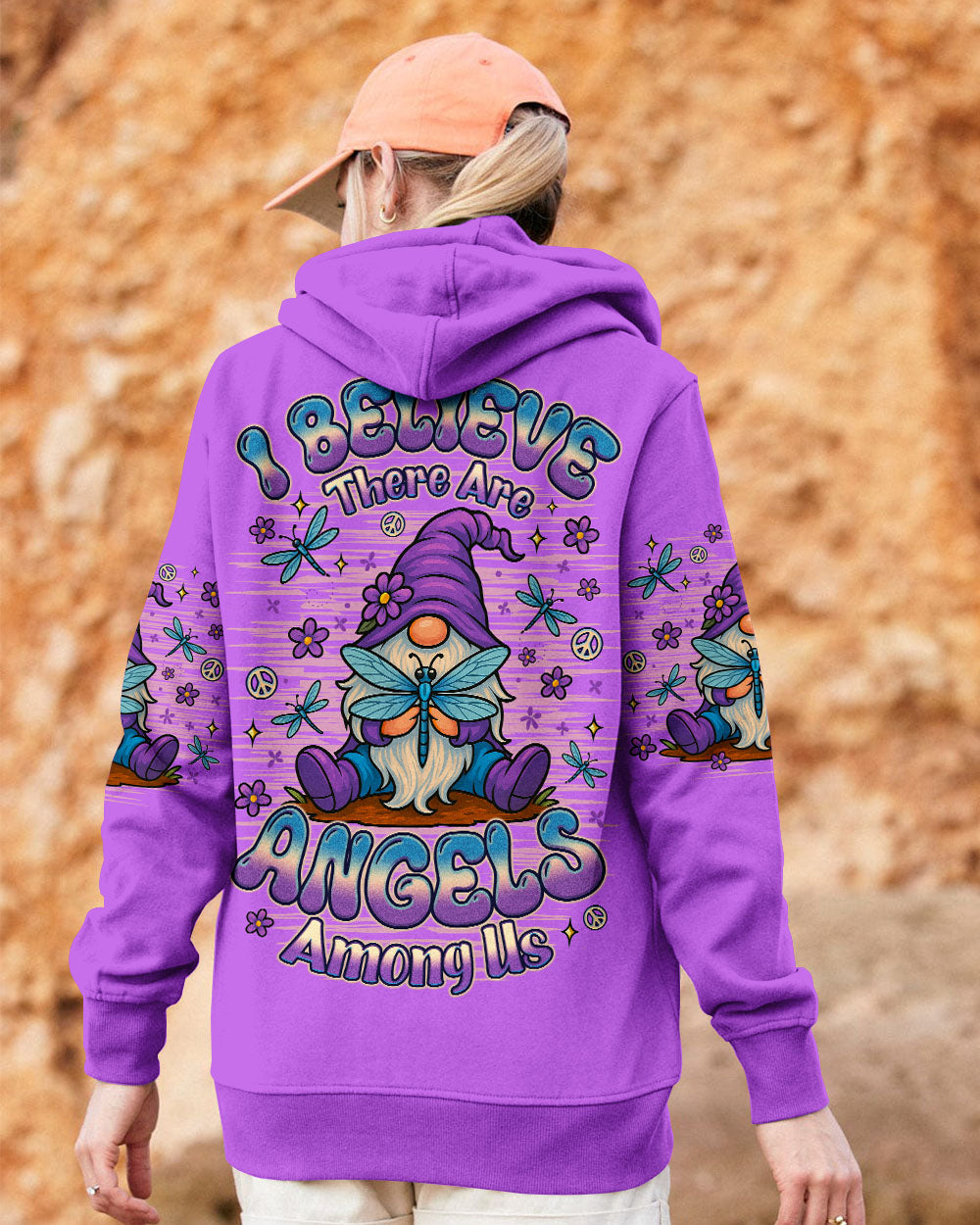 I BELIEVE THERE ARE ANGELS AMONG US GNOME ALL OVER PRINT - TLNO0710251