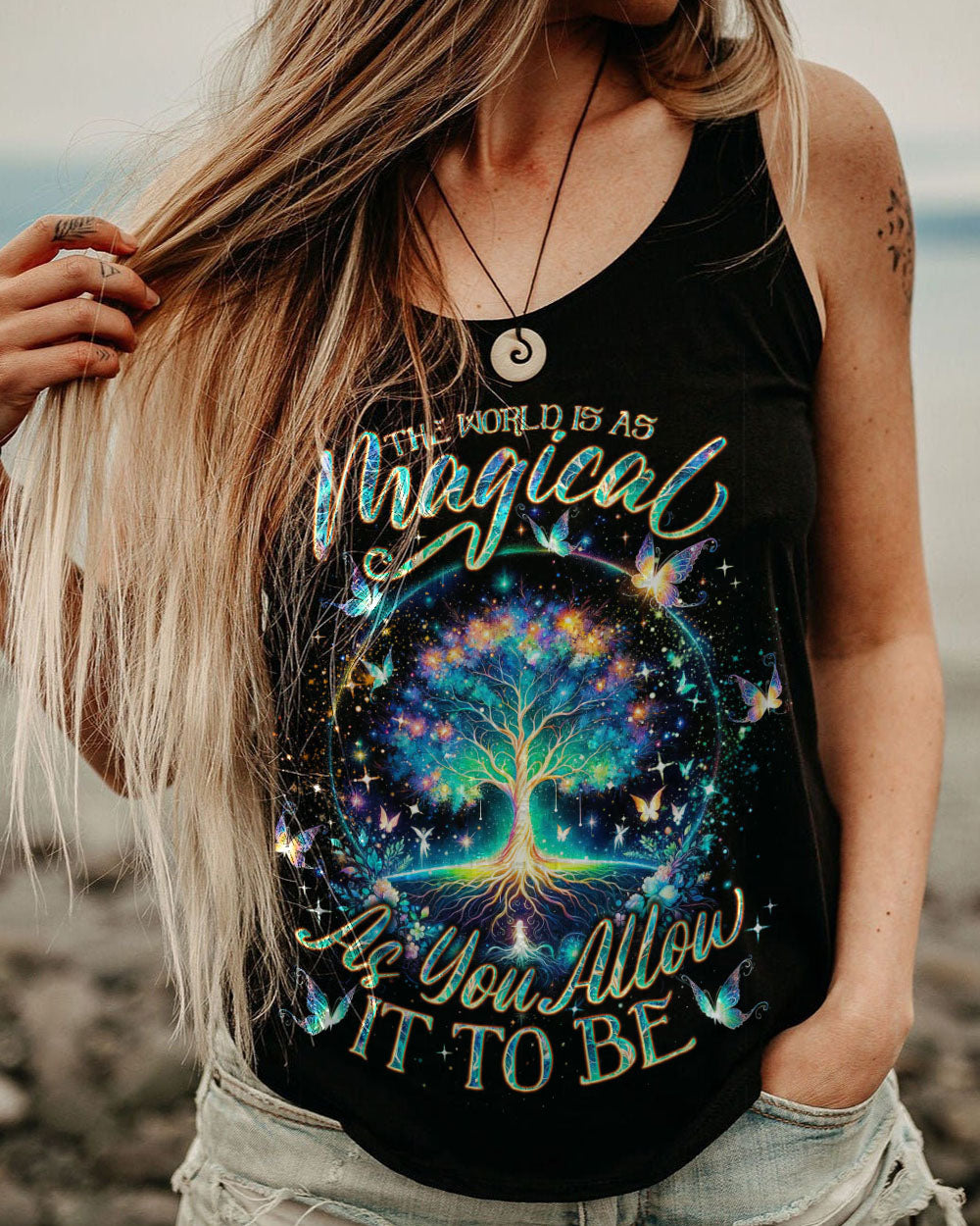 THE WORLD IS AS MAGICAL TREE OF LIFE ALL OVER PRINT - TLNO0801241