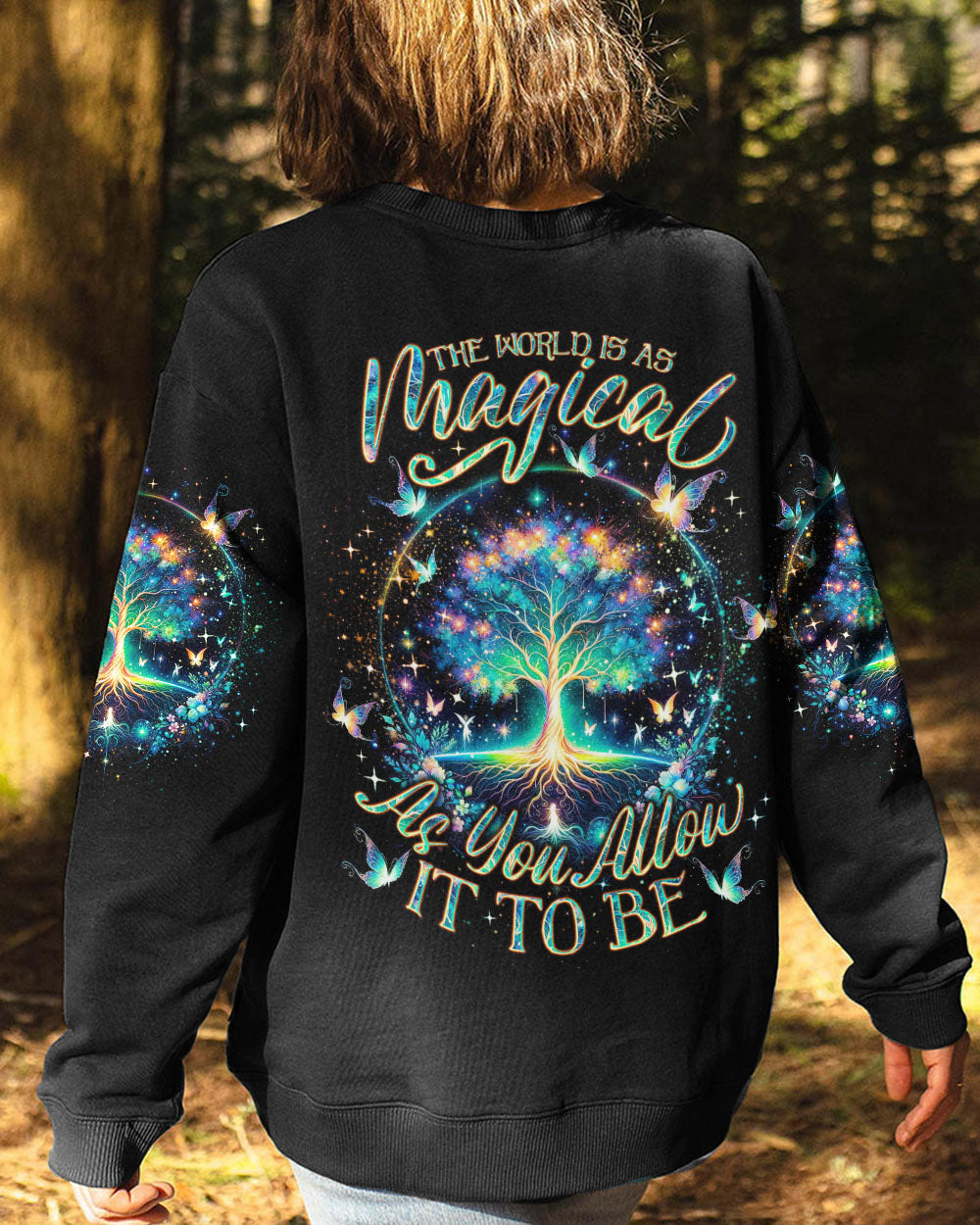 THE WORLD IS AS MAGICAL TREE OF LIFE ALL OVER PRINT - TLNO0801241