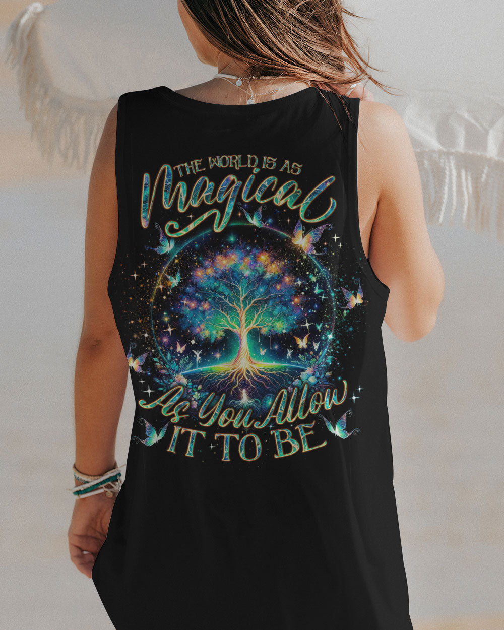 THE WORLD IS AS MAGICAL TREE OF LIFE ALL OVER PRINT - TLNO0801241