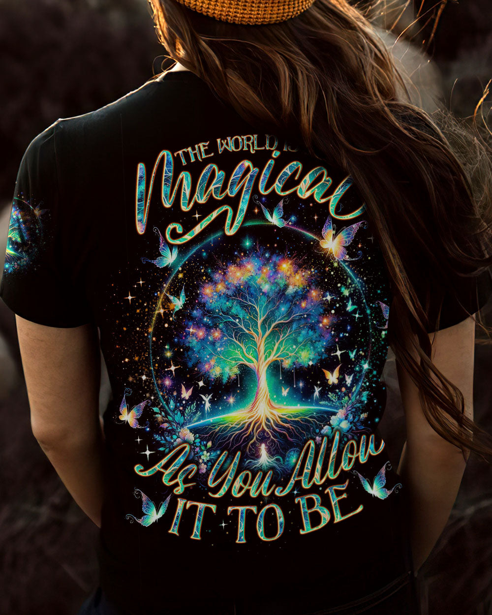 THE WORLD IS AS MAGICAL TREE OF LIFE ALL OVER PRINT - TLNO0801241