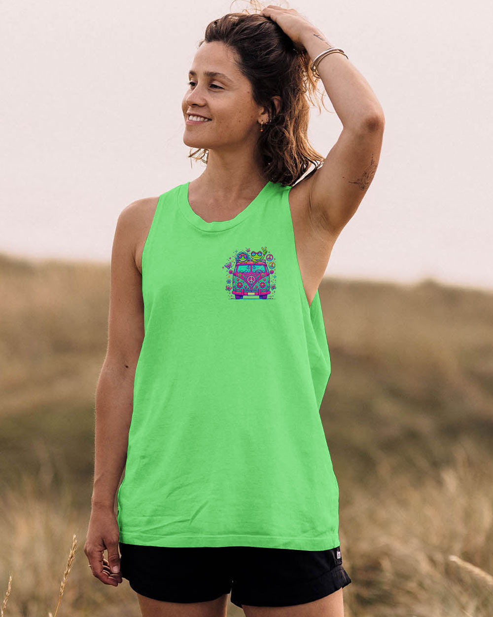 RUNNING AGAINST THE WIND BUS FROG ALL OVER PRINT - TLNO0805252
