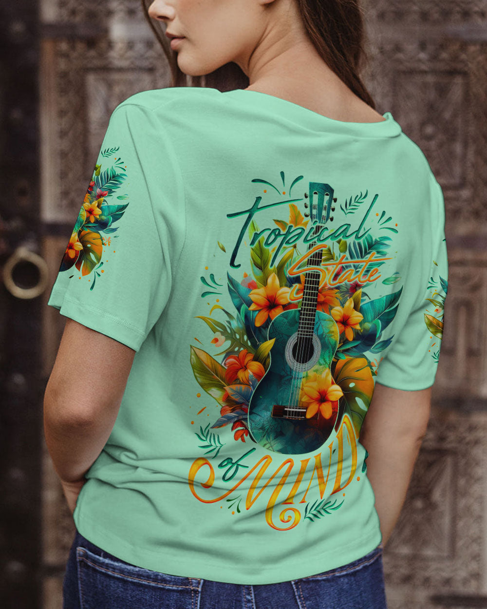 TROPICAL STATE OF MIND GUITAR ALL OVER PRINT - TLNO0806231