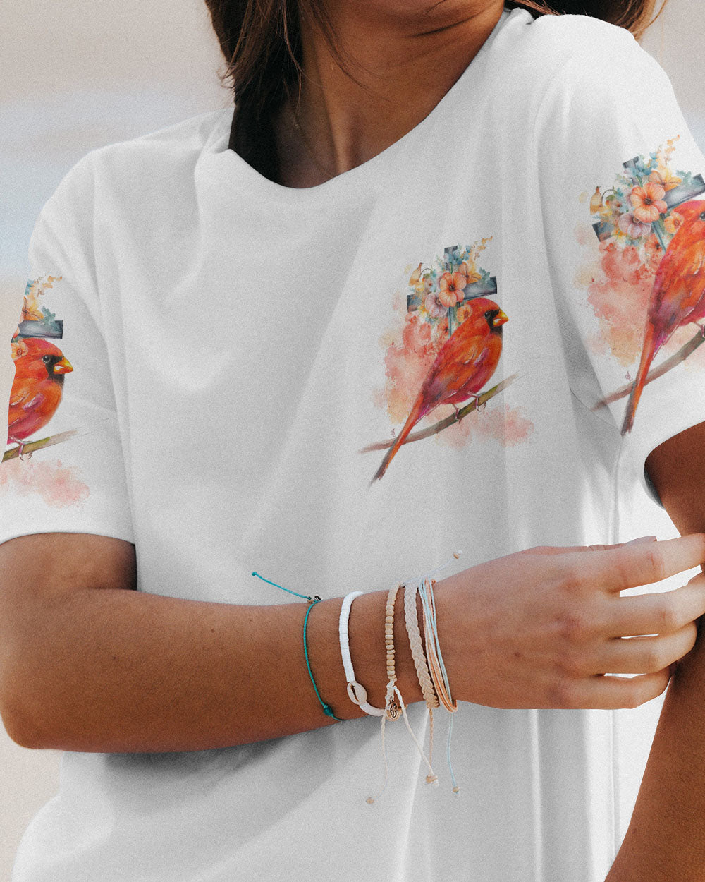 WHEN CARDINALS APPEAR ANGELS ARE NEAR ALL OVER PRINT - TLNO0808234