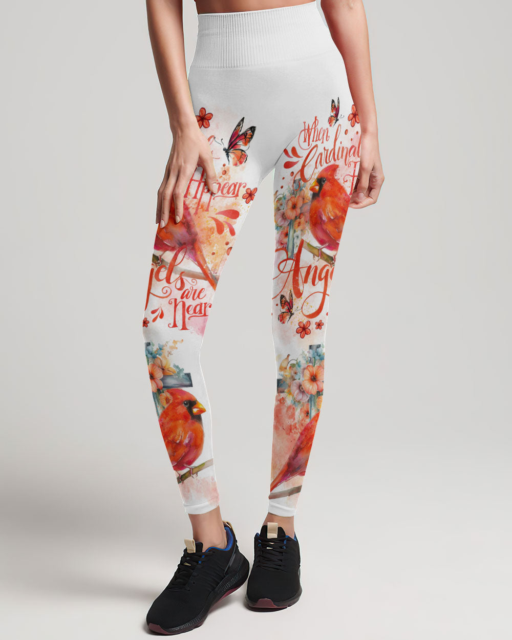 WHEN CARDINALS APPEAR ANGELS ARE NEAR ALL OVER PRINT - TLNO0808234