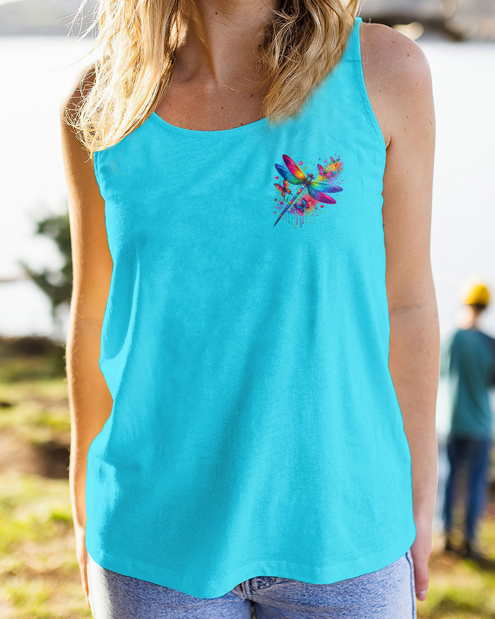 I BELIEVE THERE ARE ANGELS AMONG US DRAGONFLY ALL OVER PRINT - TLNO0810252