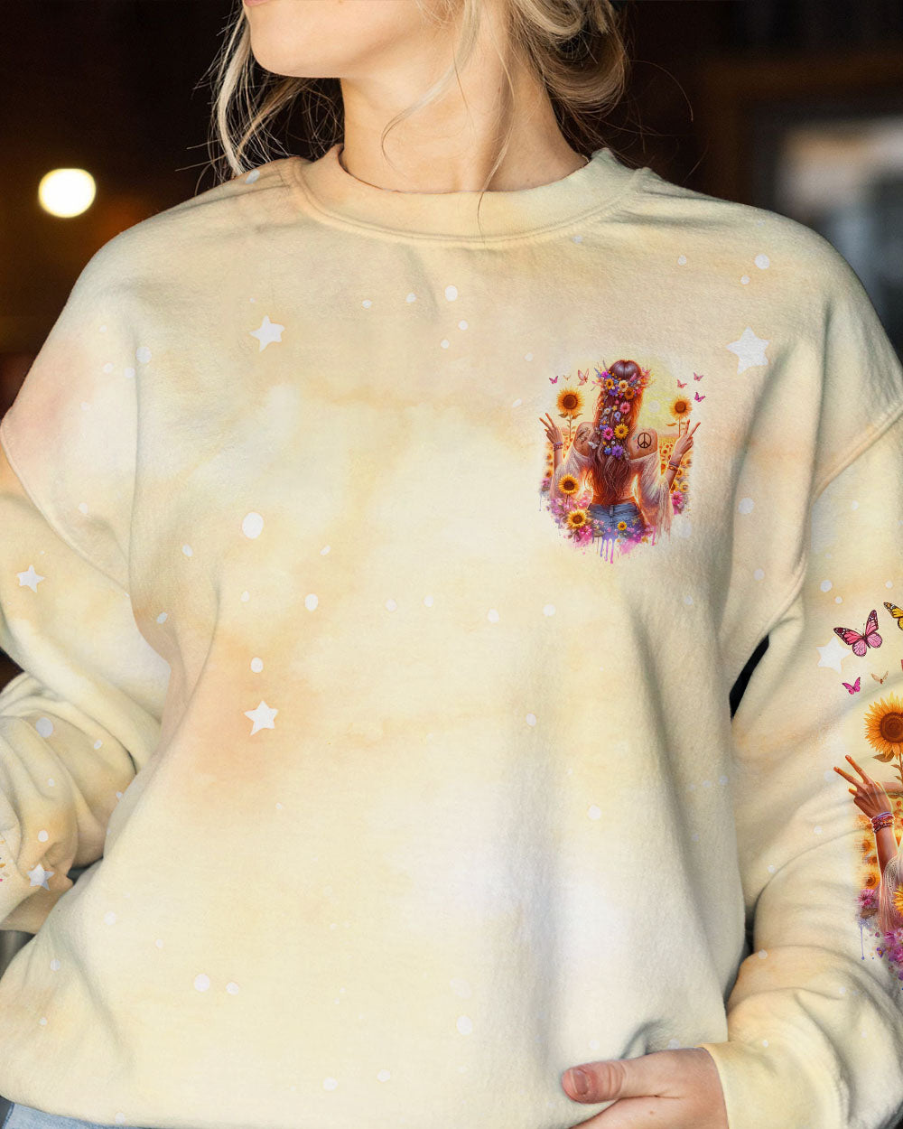 BE A SUNFLOWER ALL OVER PRINT - TLNO0812231
