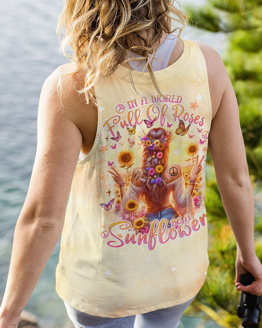 BE A SUNFLOWER ALL OVER PRINT - TLNO0812231