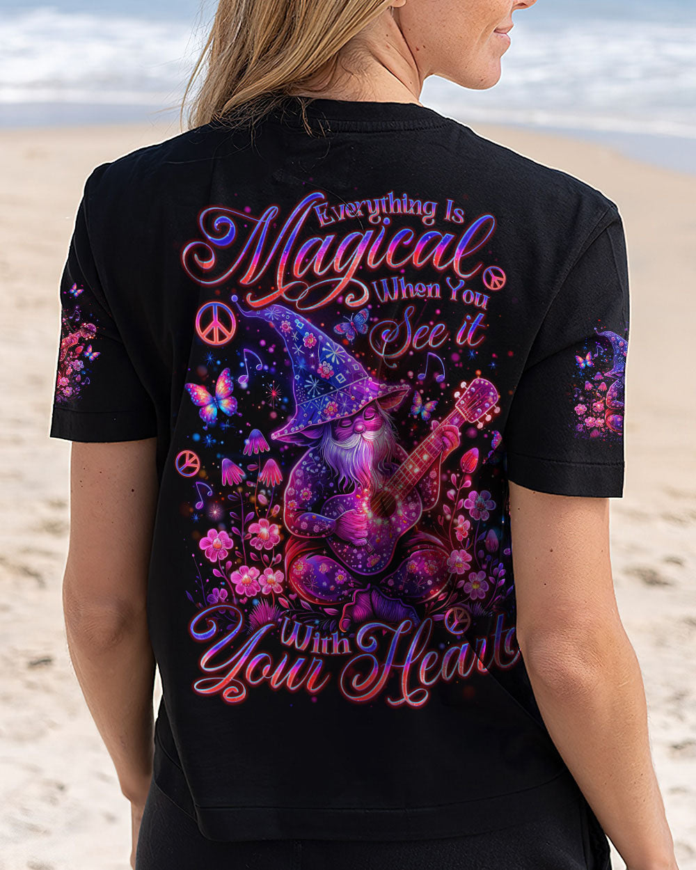 EVERYTHING IS MAGICAL WHEN YOU SEE IT GNOME ALL OVER PRINT - TLNO0907241