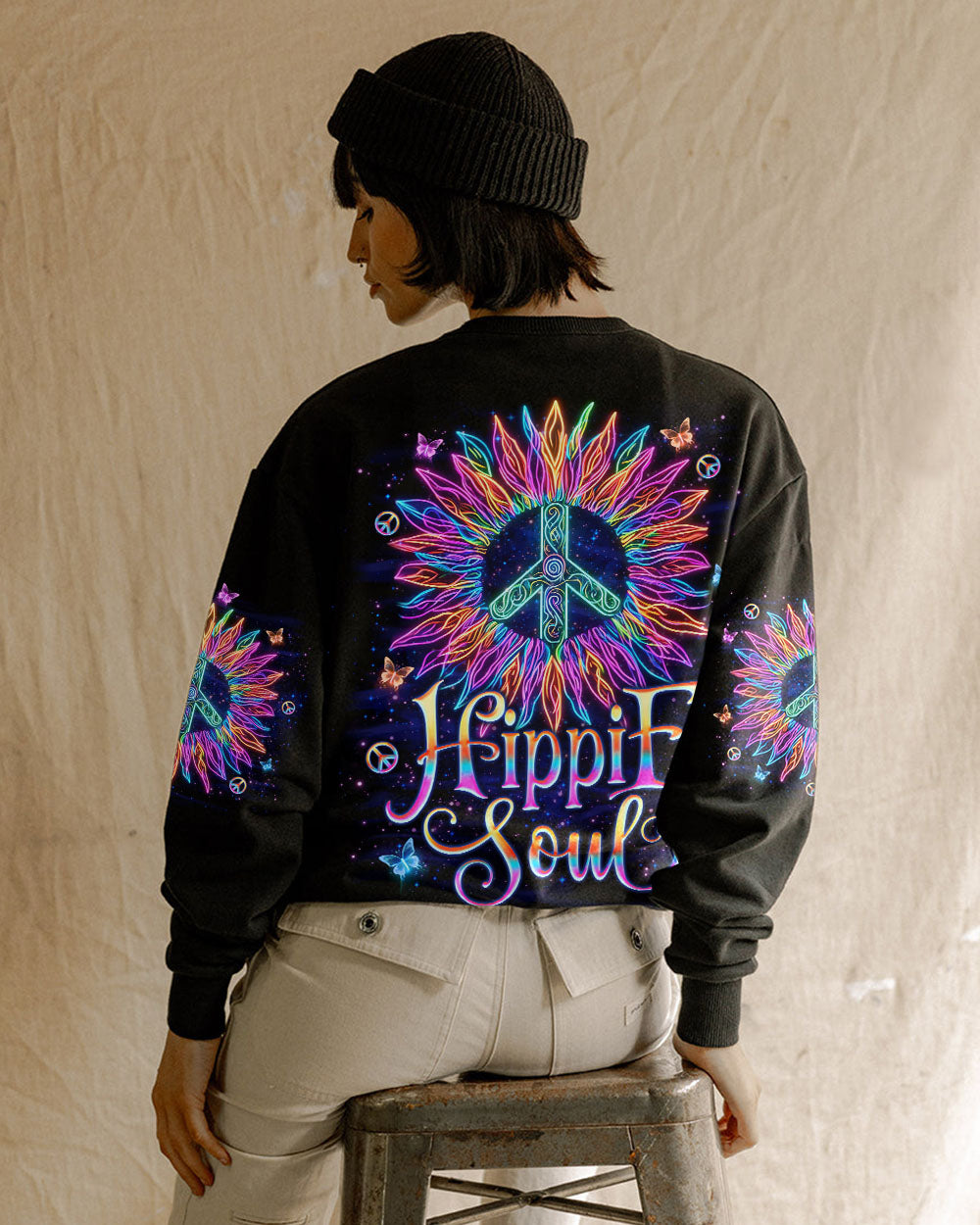HIPPIE SOUL SUNFLOWER NEON ALL OVER PRINT - TLNO0911242